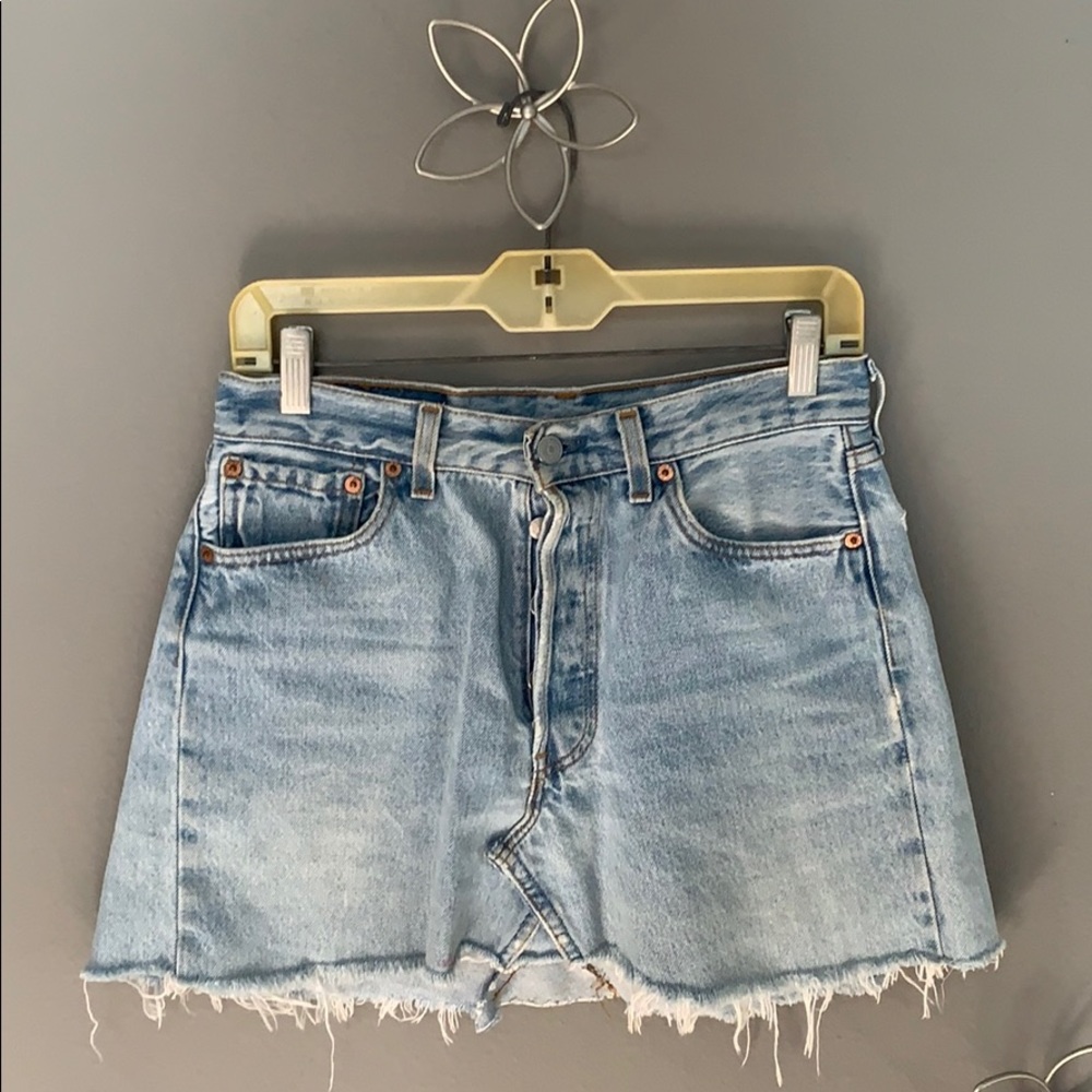 Hand Sewn Levi’s 501 Skirt